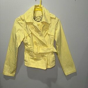 Candie's Cream Double-Breasted Coat